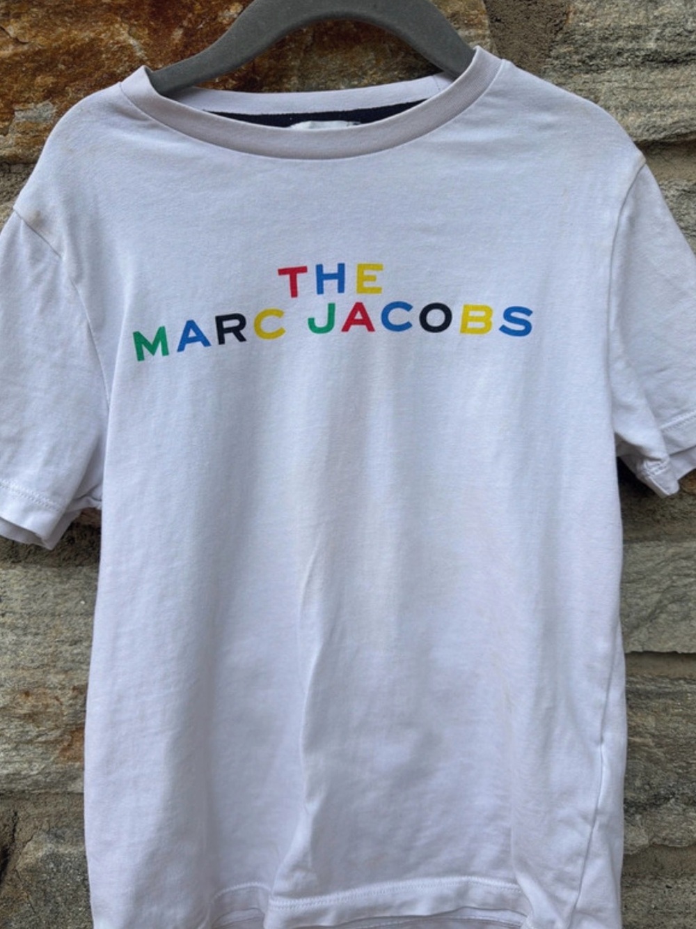 The Marc Jacobs Kids' White Logo Tee